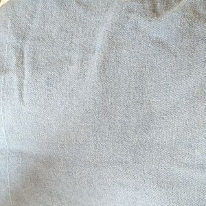 Light Blue Denim Wool Blanket. Great Applique, Rug Hooking & Felting Material